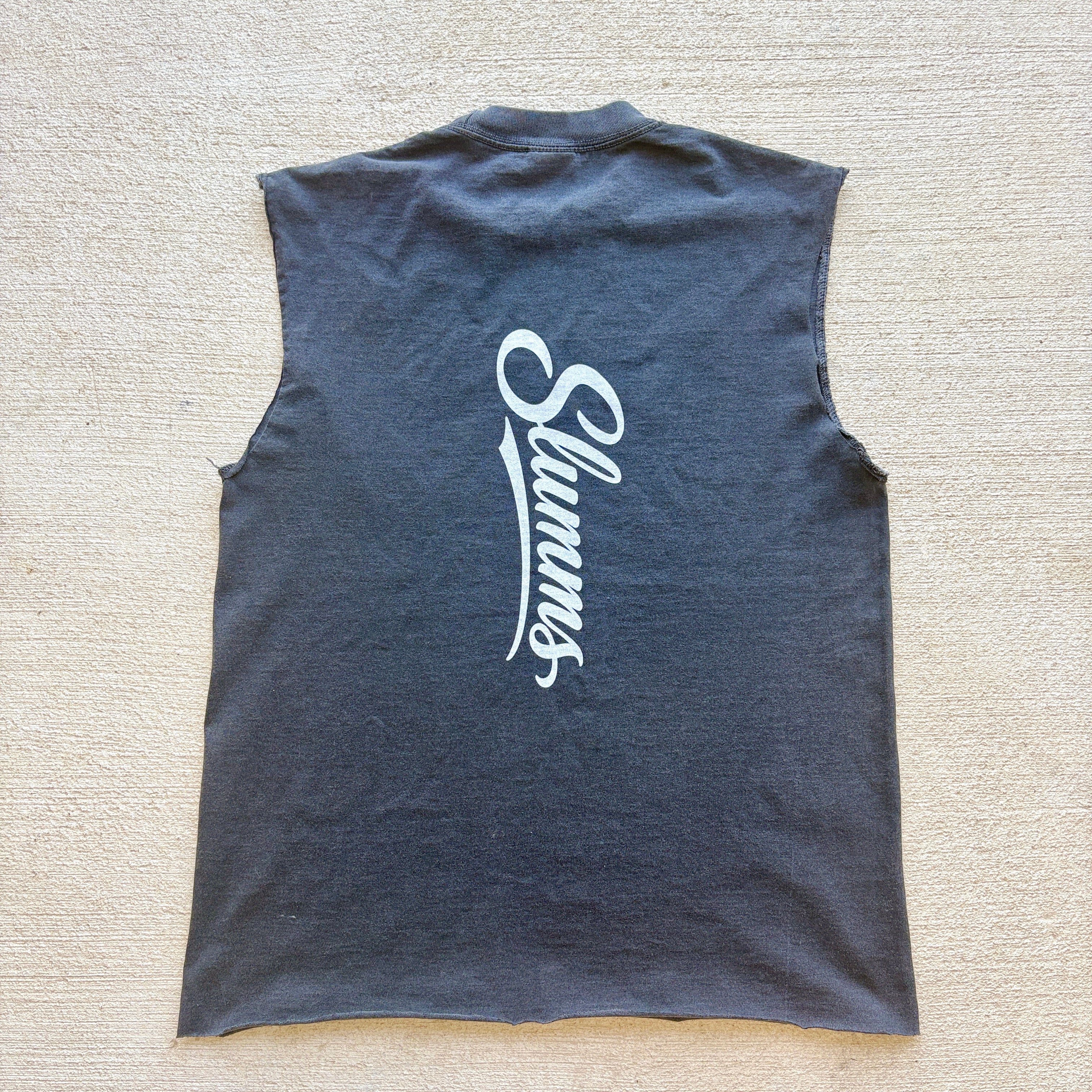 SLUMMS “No Sleep” Sleeveless Graphic Tee